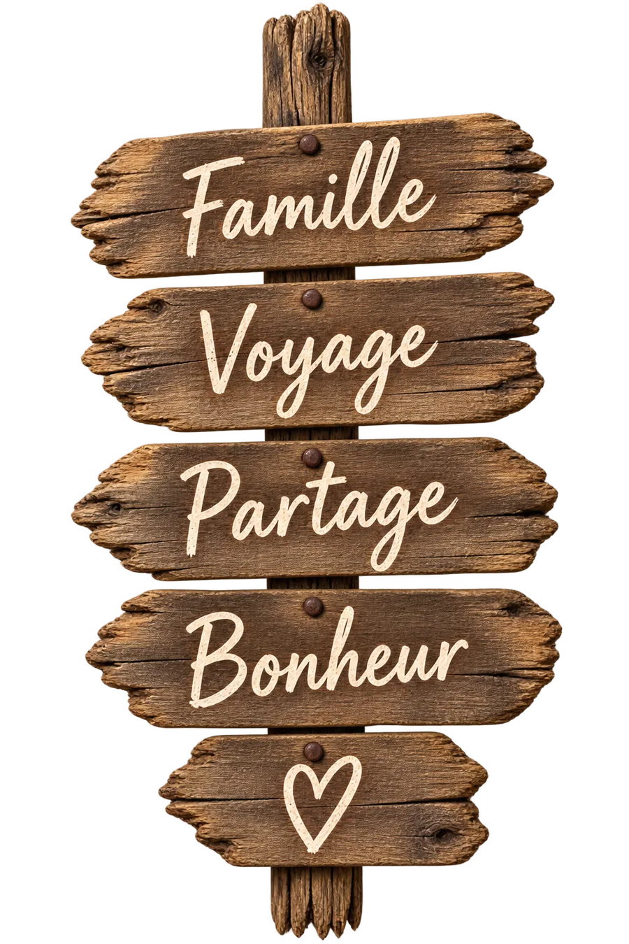 Famille, Voyage, Partage, Bonheur